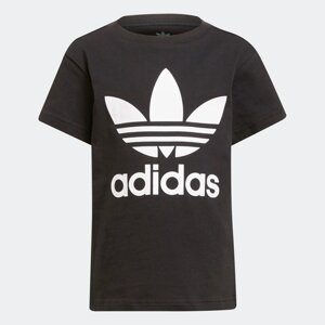 Футболка adidas, размер 122, черный, белый