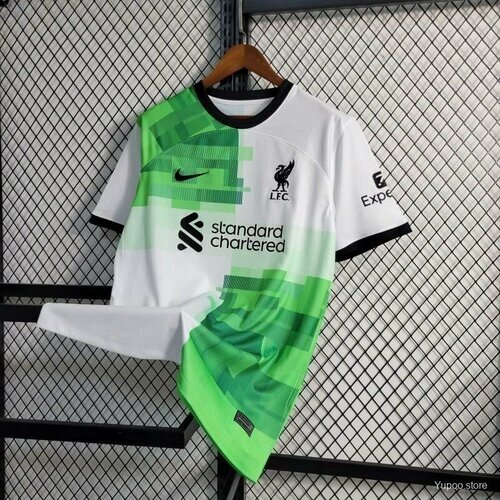 Футболка Футбольная футболка, размер XXL, зеленый, белый