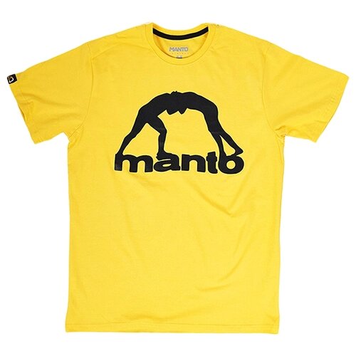 Футболка Manto, силуэт полуприлегающий, размер M, желтый