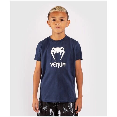 Футболка VENUM CLASSIC - детская - темно-синий - Venum - Синий - 14 лет