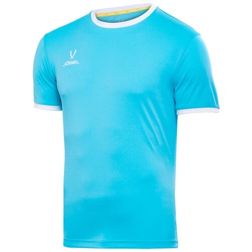 Футбольная футболка Jogel Camp Origin, силуэт прямой, влагоотводящий материал, размер L, голубой