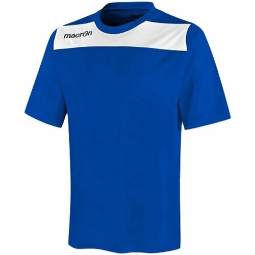 Футбольная футболка macron, размер M, синий
