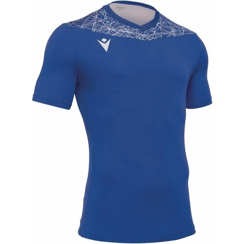 Футбольная футболка macron, размер XXL, синий