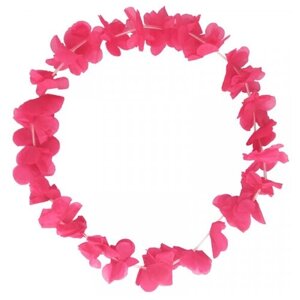 Гавайское ожерелье "Цветочки"цвет розовый, оранжевый) (Набор 2 шт.)