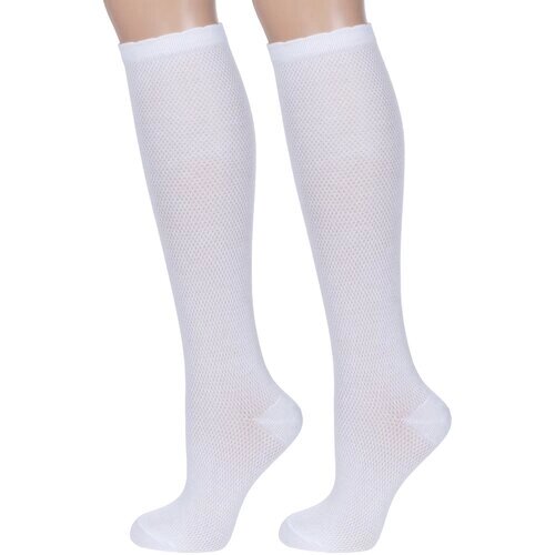 Гольфы PARA socks 2 пары, размер 18, белый
