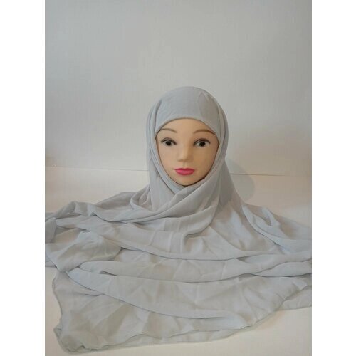 Хиджаб Хиджаб ISTANBUL, размер 55, серый