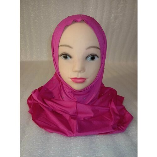 Хиджаб Хиджаб kaplan, размер 55, розовый