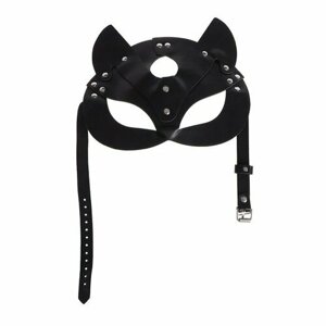Карнавальная маска «Кошка», цвет чёрный (комплект из 2 шт)