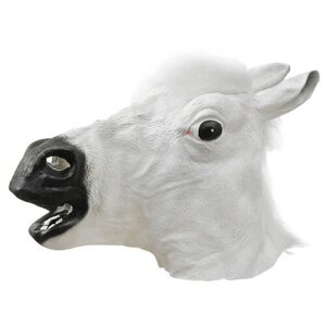 Карнавальная маска «Лошадь», цвет белый