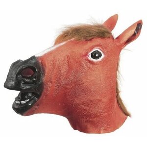 Карнавальная маска "Лошадь", цвет коричневый