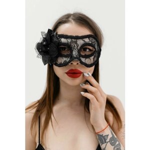 Карнавальная маска " Night Queen "Новогодняя маска / Ажурная