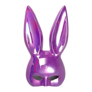 Карнавальная маска Страна Карнавалия "Зайка", фиолетовый перелив