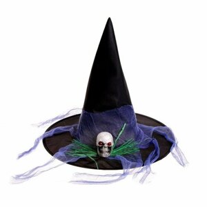 Карнавальная шляпа «Ведьма», цвета микс (комплект из 4 шт)