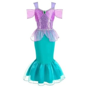 Карнавальное платье Русалки - принцессы Ариэль - рыбка - размер 110