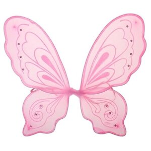 Карнавальные крылья Страна Карнавалия "Бабочка", цвет розовый