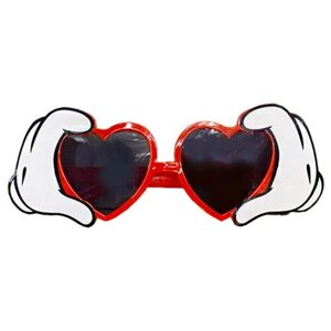 Карнавальные очки "Сердце в ручках", украшение для праздника