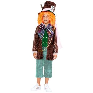 Карнавальный костюм Безумный шляпник Пуговка рост 140
