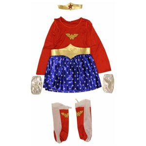 Карнавальный костюм детский Супер-девушка героиня комикса LU1913-2 InMyMagIntri 104-110cm