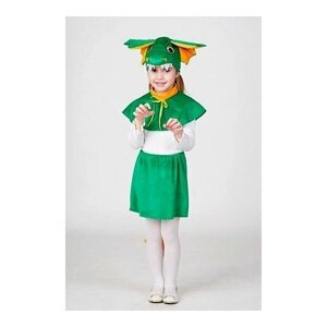 Карнавальный костюм для девочки дракончик, рост 110 см, Батик 23-66-110-56