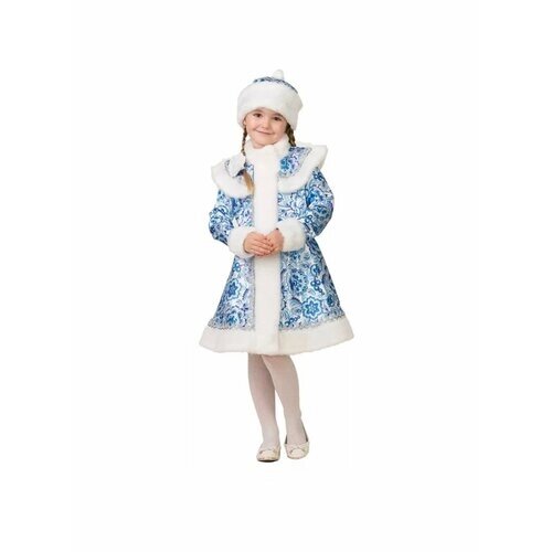 Карнавальный костюм Снегурочки для девочки на рост 116