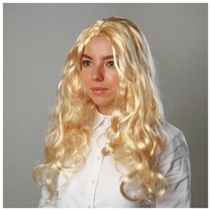 Карнавальный парик "Блондинка", длинные волосы, 140 г