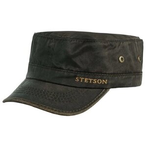 Кепка STETSON, хлопок, размер 57, коричневый