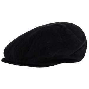 Кепка восьмиклинка Hanna Hats, хлопок, подкладка, размер 55, черный