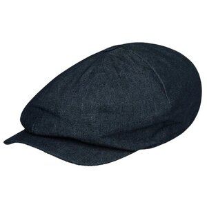 Кепка восьмиклинка Hanna Hats, хлопок, подкладка, размер 55, синий