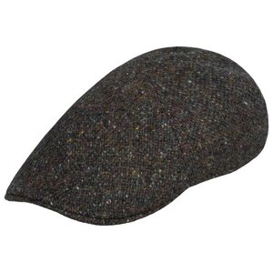 Кепка восьмиклинка Hanna Hats, шерсть, подкладка, размер 55, коричневый
