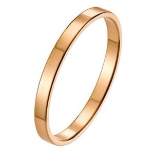 Кольцо АДАМАС красное золото, 585 проба, размер 15, красный