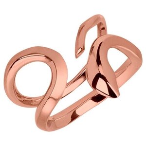 Кольцо Breil Milano, нержавеющая сталь, золочение, размер 16.5, розовый