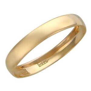 Кольцо Эстет красное золото, 585 проба, размер 16.5