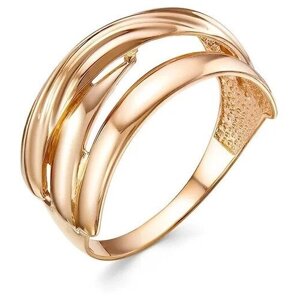 Кольцо Гранат комбинированное золото, 585 проба, размер 20