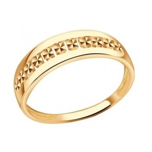Кольцо Красносельский ювелир, золото, 585 проба, размер 17.5