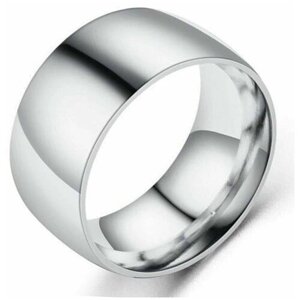 Кольцо помолвочное TASYAS, нержавеющая сталь, размер 22.5, серебряный