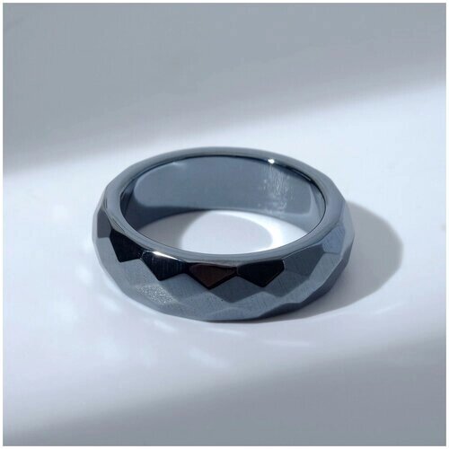 Кольцо Queen Fair, нержавеющая сталь, размер 16, черный