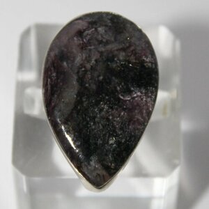 Кольцо True Stones, чароит, размер 18.5, фиолетовый