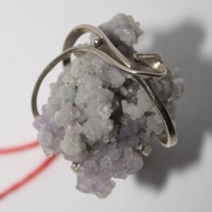 Кольцо True Stones, халцедон, размер 19, фиолетовый
