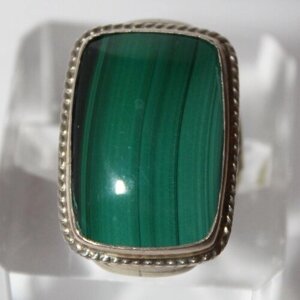 Кольцо True Stones, малахит, размер 17, зеленый
