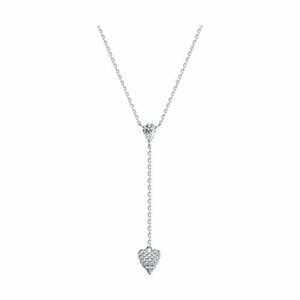 Колье Diamant online, серебро, 925 проба, фианит, длина 40 см.