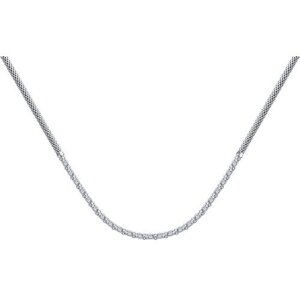 Колье Diamant online, серебро, 925 проба, фианит, длина 70 см.