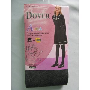 Колготки Dover для девочек, матовые, размер 40-42, серый