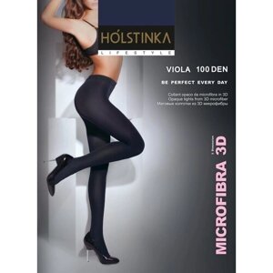 Колготки Holstinka Viola, 100 den, без шортиков, с ластовицей, матовые, размер 5, синий