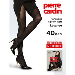 Колготки Pierre Cardin, 40 den, с ластовицей, размер 3, черный