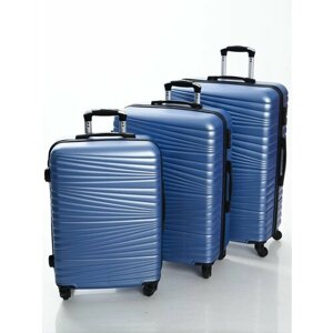 Комплект чемоданов Feybaul 31620, размер M, синий