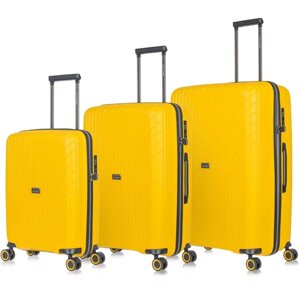Комплект чемоданов L'Case Madrid 2 шт S+M Red / S+M Красный