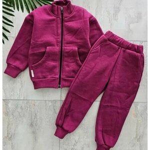 Комплект одежды BONITO KIDS, размер 104, бордовый
