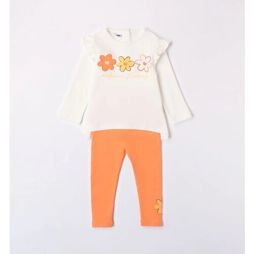 Комплект одежды Ido, размер 8A, бежевый, оранжевый