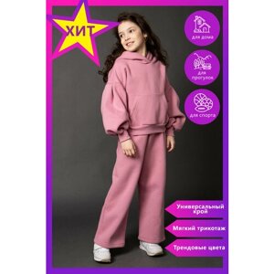 Комплект одежды little WORLD OF ALENA, размер 140, розовый