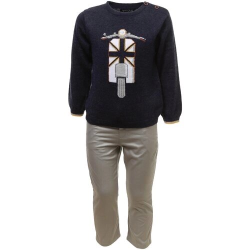 Комплект одежды Mayoral для мальчиков, джемпер и брюки, размер 2 года, синий